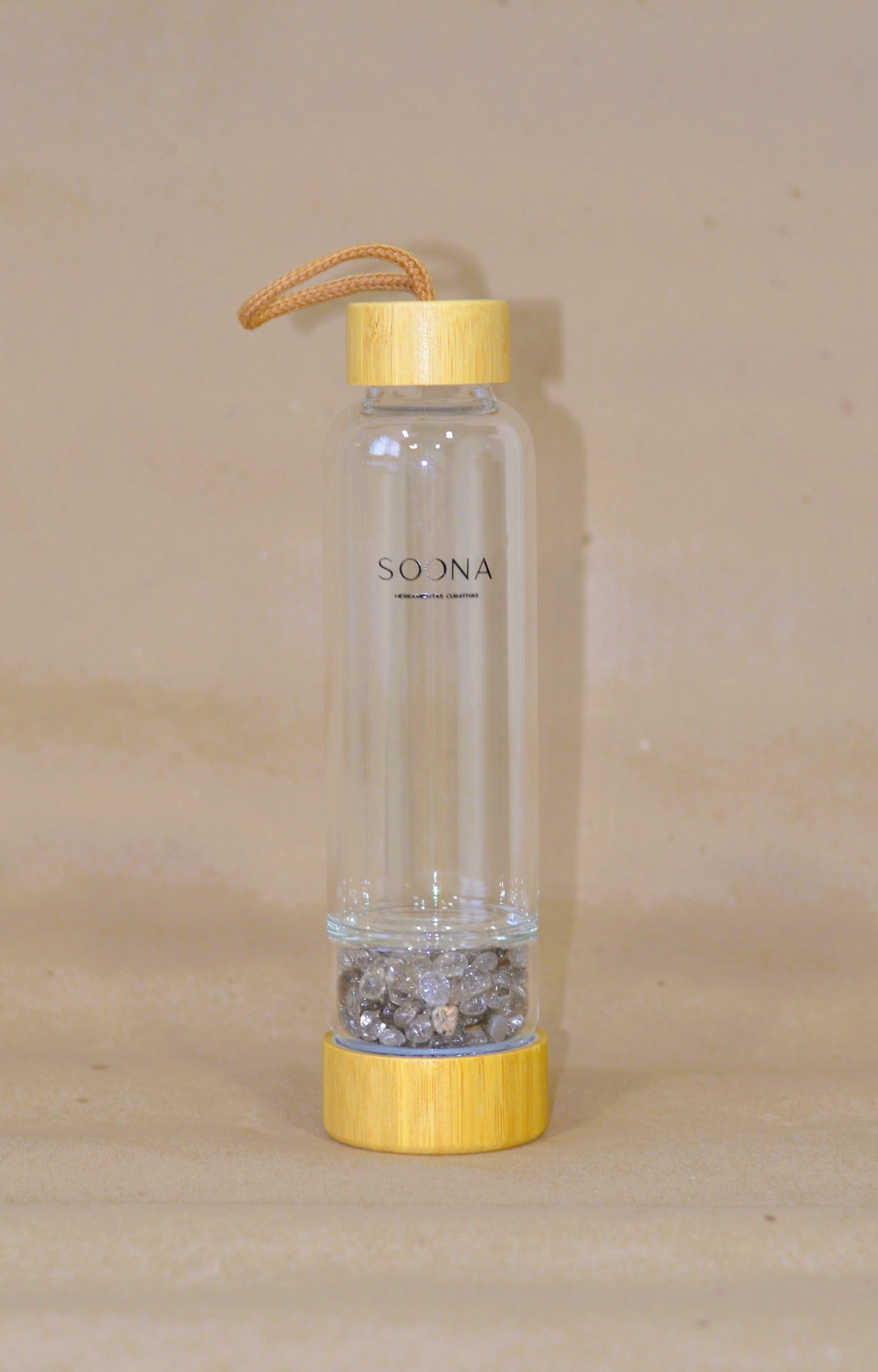 Botella Cuarzo Ahumado Triturado