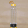 Botella Cuarzo Obsidiana Triturado