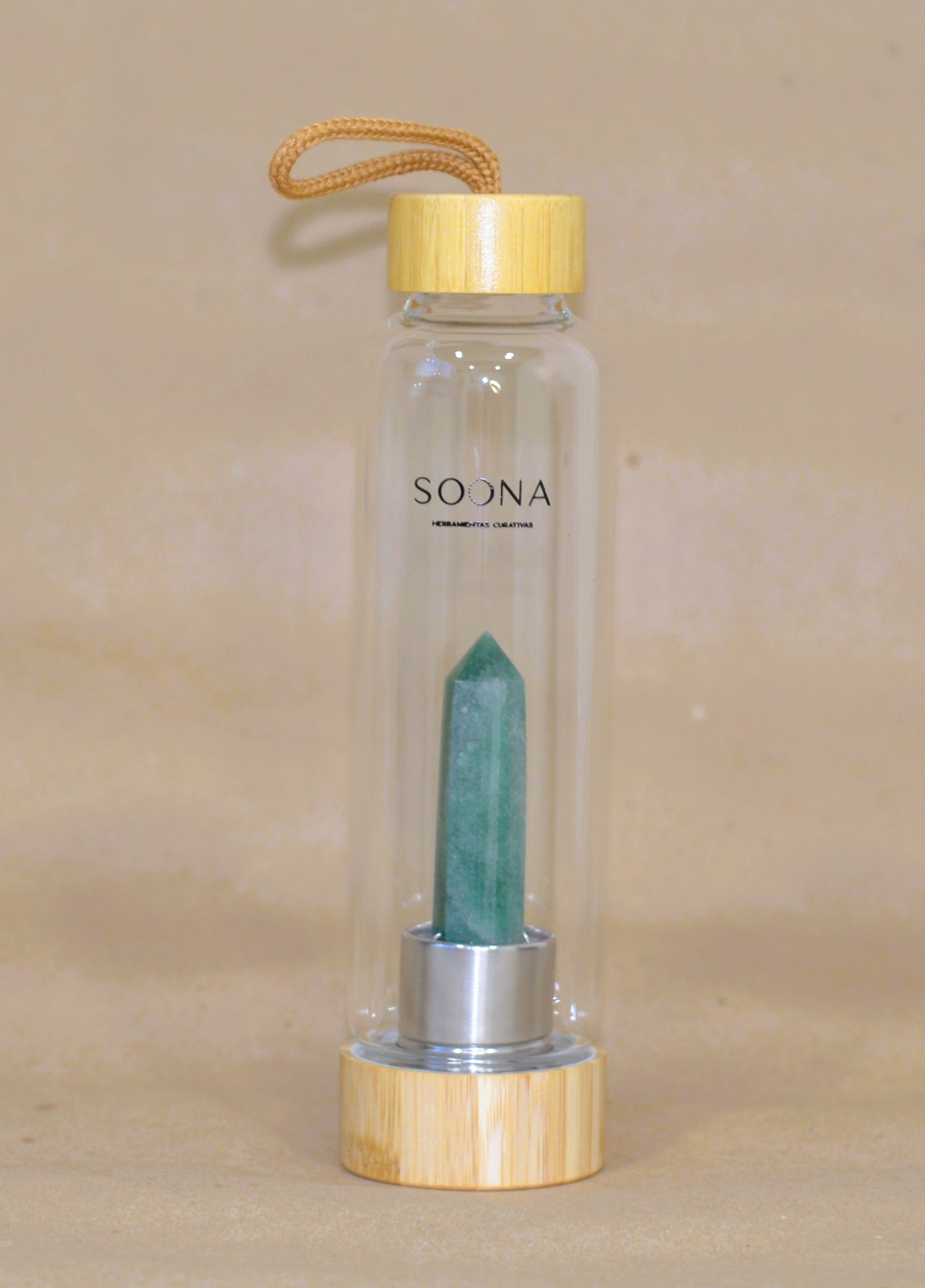 Botella Cuarzo Verde