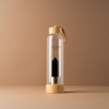 Botella Cuarzo obsidiana