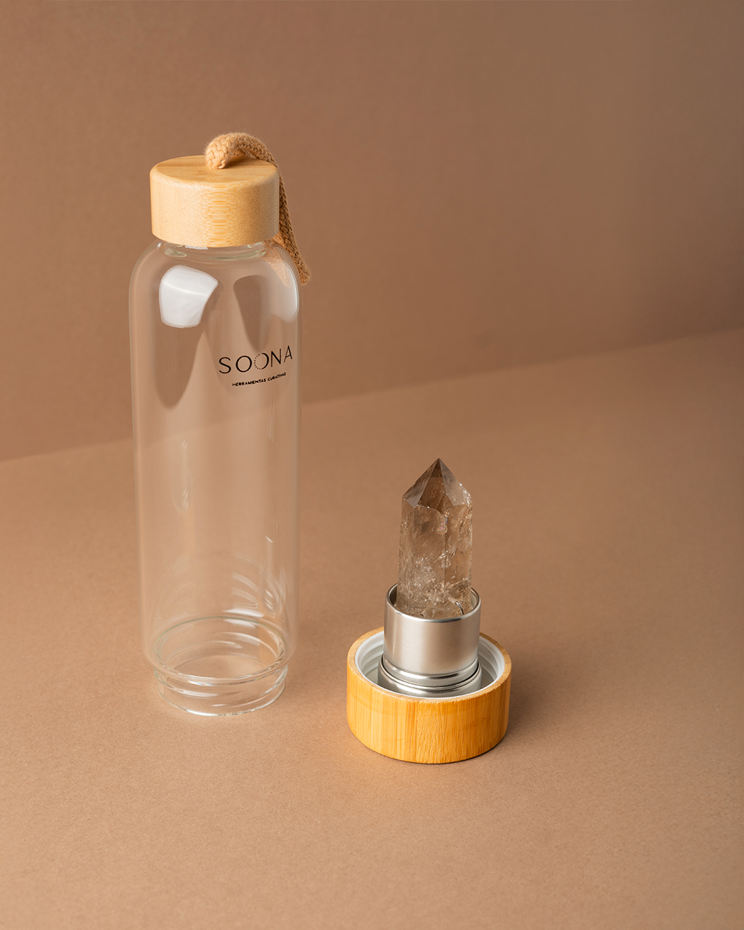 Botella Cuarzo Ahumado