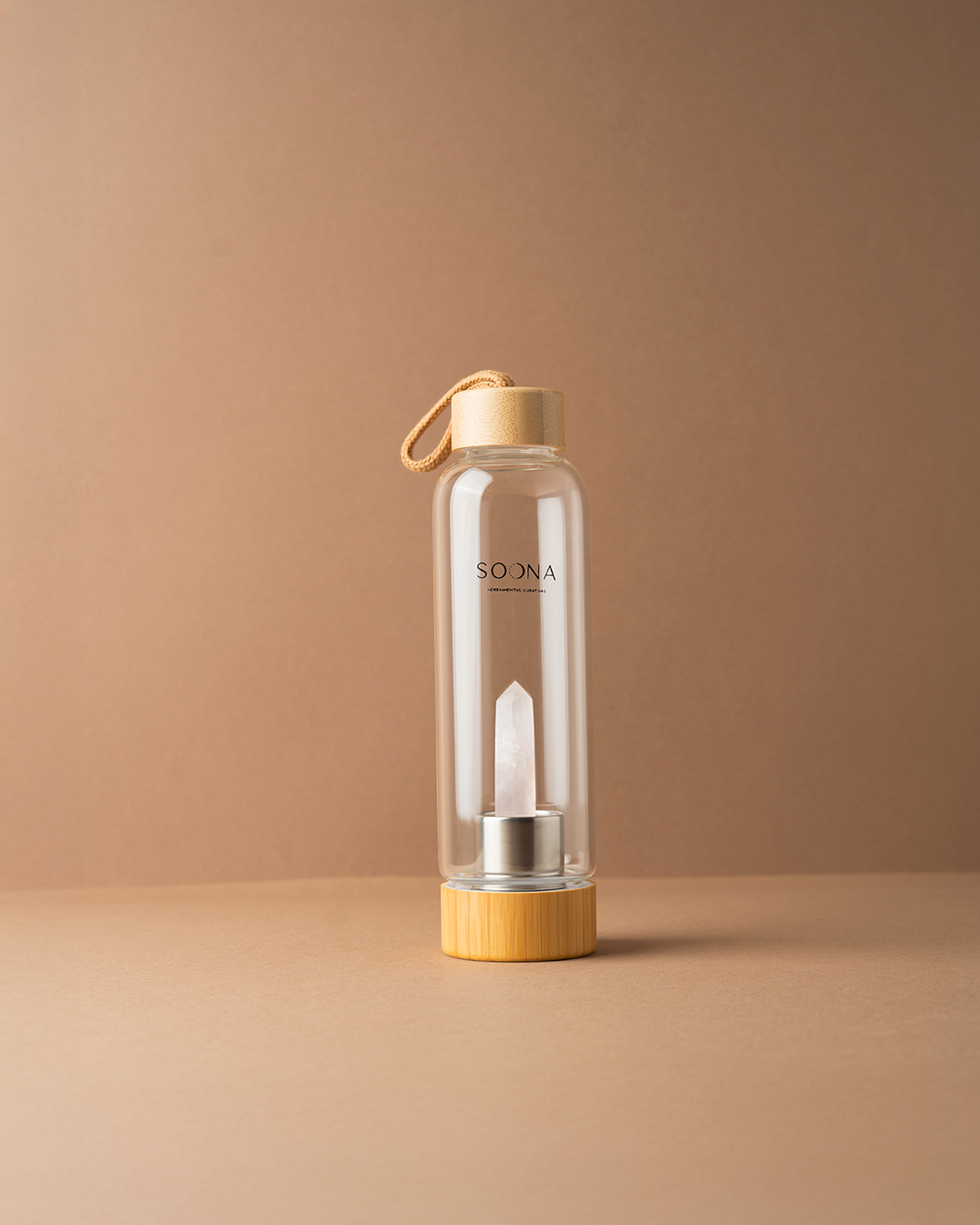 Botella Cuarzo Piedra Luna